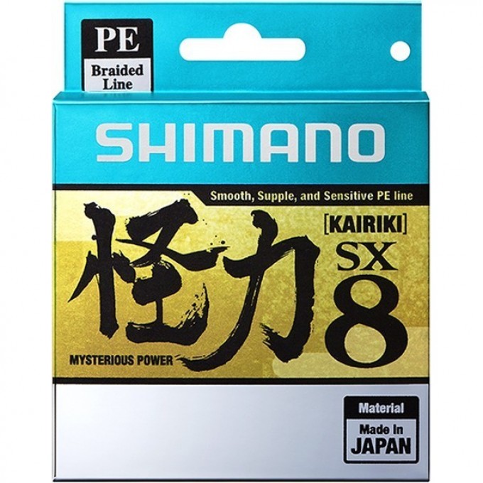 Леска плетёная SHIMANO KAIRIKI 8 PE 150 м разноцветная 0.230 мм 22.5 кг 59WPLA58R27 Леска плетёная SHIMANO KAIRIKI 8 PE 150 м разноцветная 0.230 мм 22.5 кг 59WPLA58R27