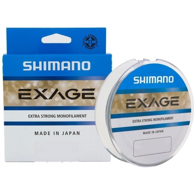 Леска SHIMANO EXAGE 150м прозрачная 0,225мм 4,4кг EXG15022 Леска SHIMANO EXAGE 150м прозрачная 0,225мм 4,4кг EXG15022