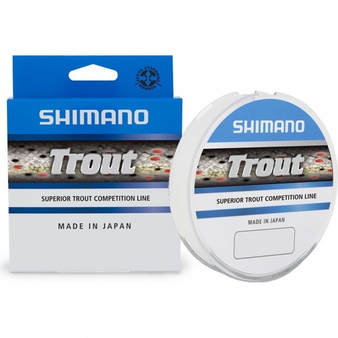 Леска SHIMANO TROUT 150м прозрачная 0,225мм 5,4кг TRO15022