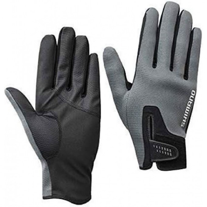 Перчатки SHIMANO GL-095Q серый, размер L 5YGL095QE5 Перчатки SHIMANO GL-095Q серый, размер L 5YGL095QE5