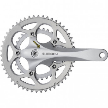 Система SHIMANO R345, 175 мм, OCTALINK, 50/34T без каретки, 9 скоростей, серебристый